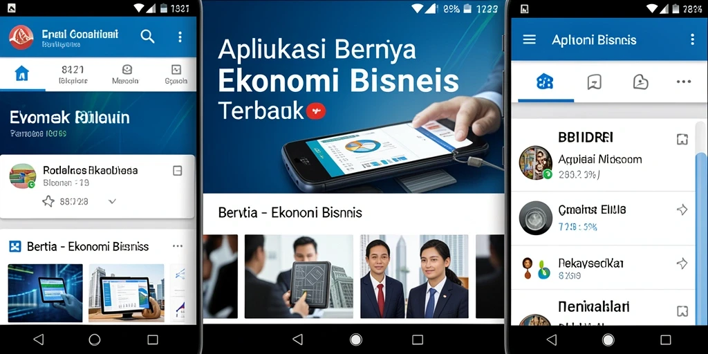 Tampilan antarmuka aplikasi 88IDR dengan fitur berita Ekonomi Bisnis.